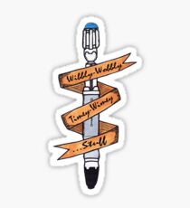 Wibbly-Wobbly Sonic. Sticker