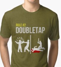 Zombie Survival Guide - Rule #2 - Doubletap Tri-blend T-Shirt