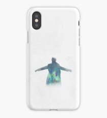 Falling is just like flying. iPhone Case