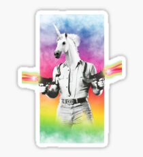 Badass Unicorn Sticker
