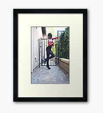 raw. Framed Print