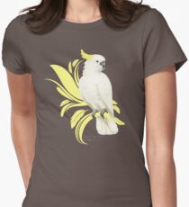 Sulphur Crested Cockatoo Women's Fitted T-Shirt