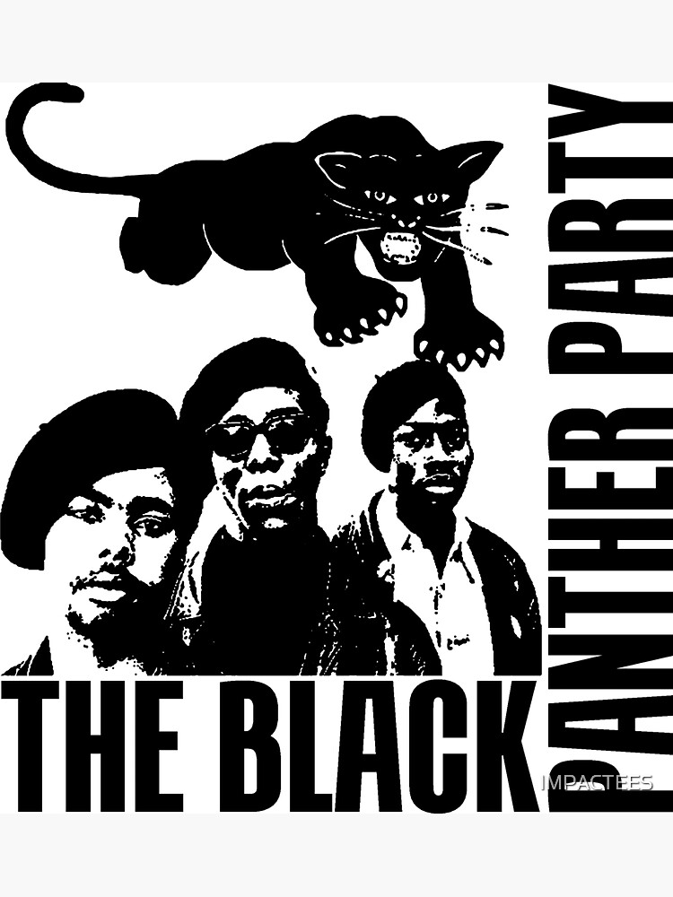 Black Panther Party Sticker By Impactees Redbubble