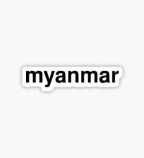 myanmar Sticker