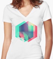 hyx^gyn Women's Fitted V-Neck T-Shirt