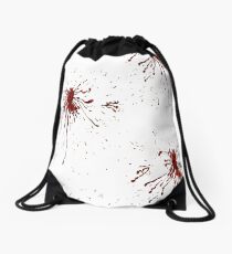Blood & Bullet wounds Drawstring Bag