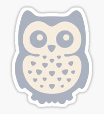 Dusk Pastels Owl Sticker
