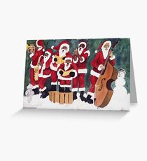 Weihnachtsjazz Grußkarte