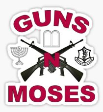 Guns 'n Moses Sticker