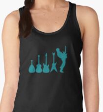 Evolution of Man and Guitar Women's Tank Top