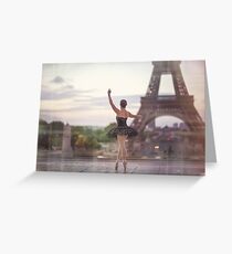 Ballet Dance in Paris Greeting Card