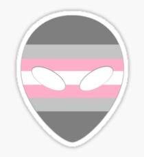 Demigirl Alien Sticker