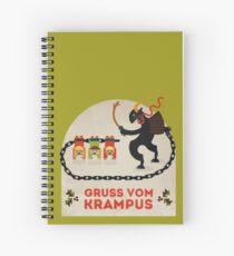 Gruss vom Krampus Spiral Notebook
