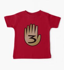 3 Hand Book From Gravity Falls Baby Tee