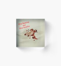 No smoking Acrylic Block