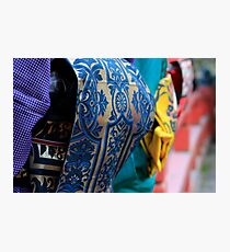 Colourful kimonos Photographic Print