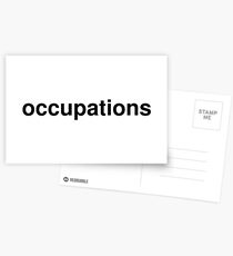 occupations Postcards