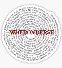 Whedonverse Sticker