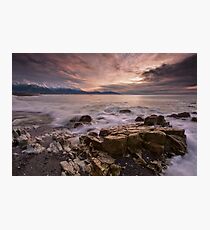 Kaikoura Caromello Rocks Photographic Print