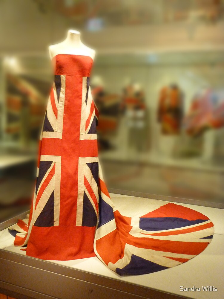 union jack ball gown