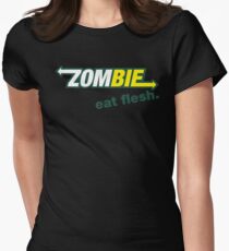 Subway Zombie - Eat Flesh Women's Fitted T-Shirt