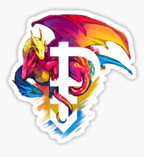 Pan Pride Dragon Sticker