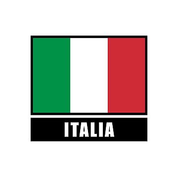 Italien Flagge Fahne italienisch Squadra Azzurra' Sticker