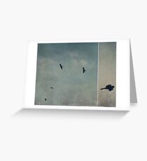 Black Cockatoos Greeting Card