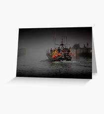 Into The Gloom Greeting Card