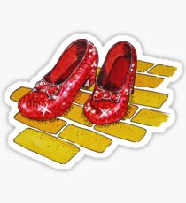 Pegatina Ruby Slippers Wizard Of Oz