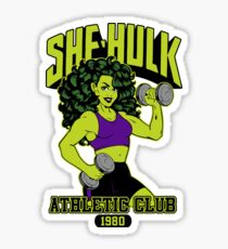 She-Hulk Athletic Club Colorful Sticker