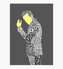 Jim Moriarty Typography Art Photographic Print