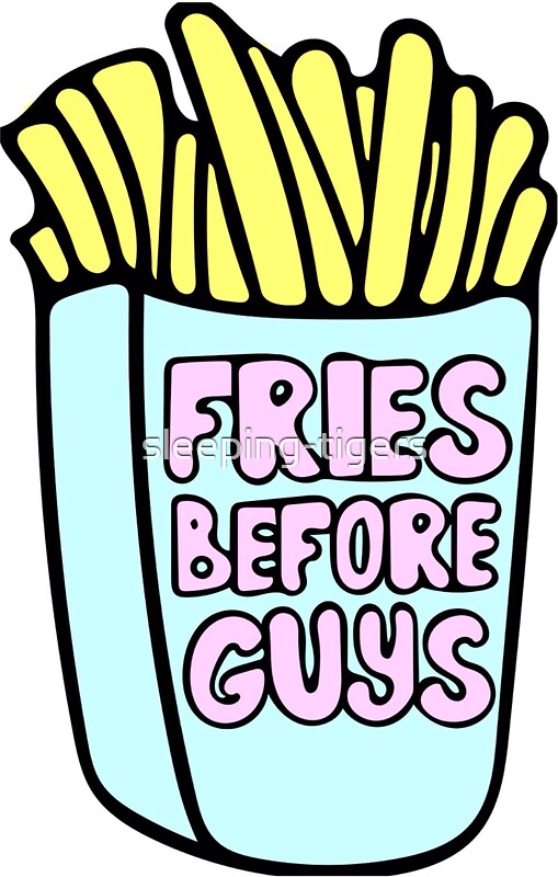 fries before guys plush