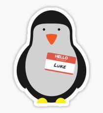 Luke Hemmings 5sos Penguin Sticker