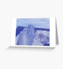 Monochronus - Oil Painting Greeting Card