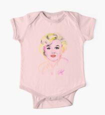 Marilyn Monroe T-Shirt Kurzärmeliger Einteiler