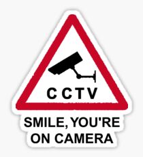 CCTV: Smile, you're on camera! Sticker