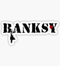 banksy - litte girl, red balloon sticker Sticker