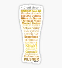 Craft Beer - Sticker Sticker