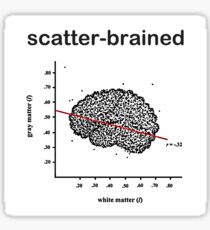 Scatter-Brained Sticker