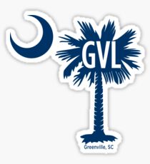 Greenville Destination Palmetto Moon Sticker