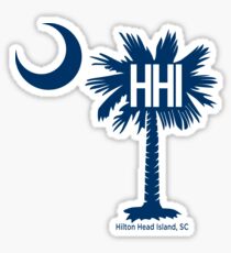 Hilton Head Island Destination Palmetto Moon Sticker