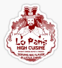 Lo Pan's High Cuisine Sticker - RED Sticker