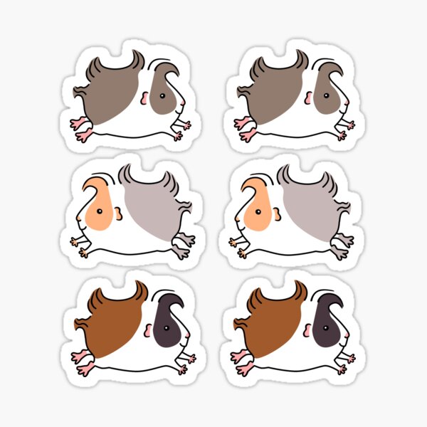 Leaping Guinea-pig Sticker