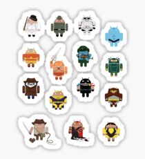 DroidArmy: Maclac Squadron (Mini Stickers) Sticker