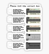 4AGE Check Box Sticker