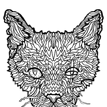 Download "Manx Cat - Complicated Coloring" Unisex T-Shirt by ...