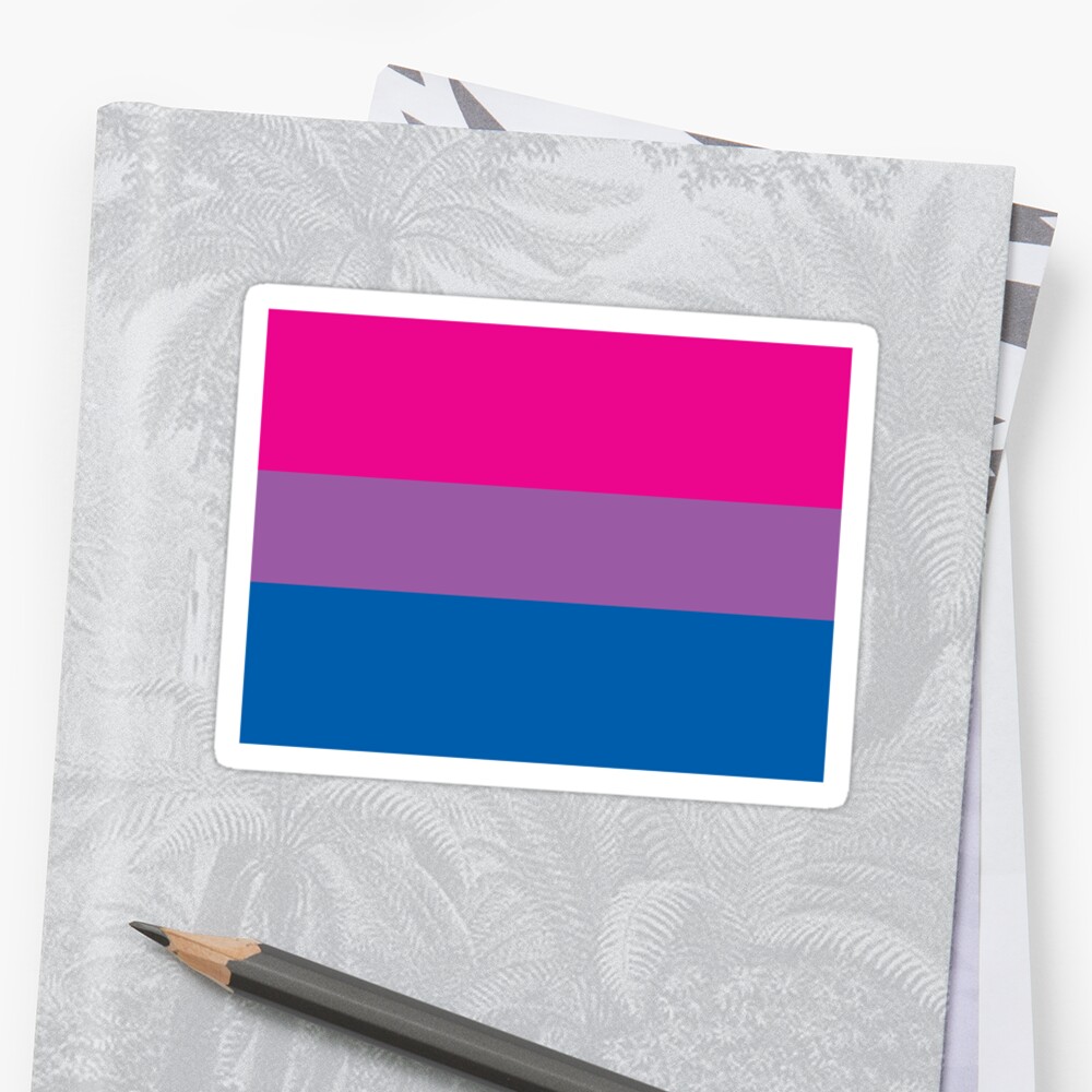 Bisexual Pride Flag Stickers By Showyourpride Redbubble 0535