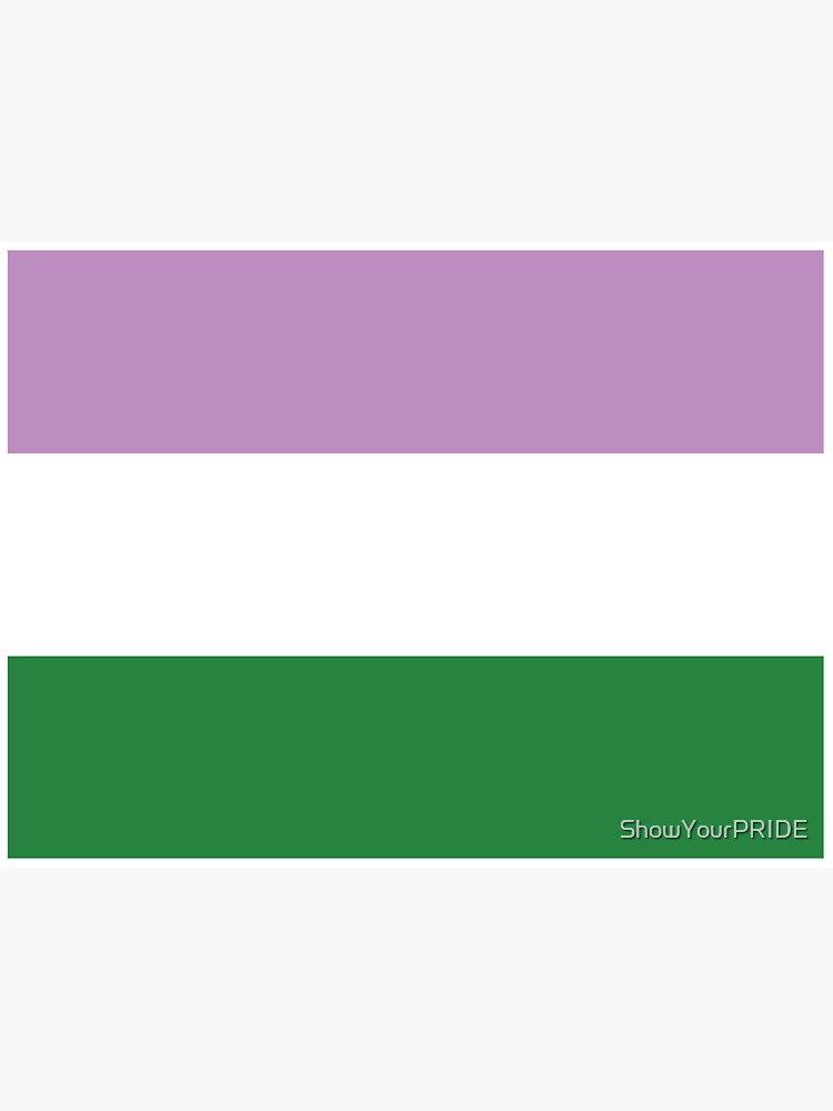 Genderqueer Pride Flag Sticker By Showyourpride Redbubble 3334