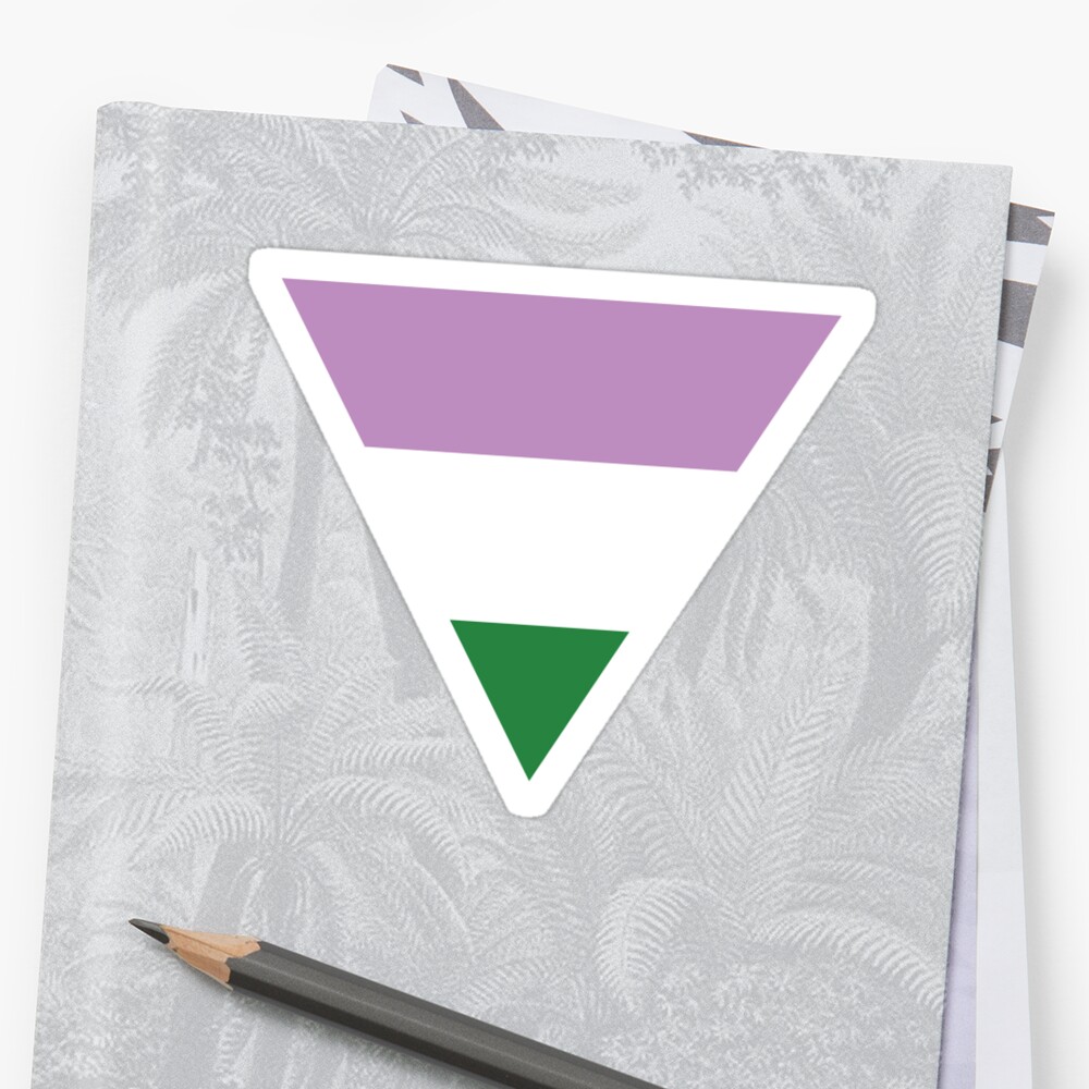 Genderqueer Pride Flag Stickers By Showyourpride Redbubble 4272